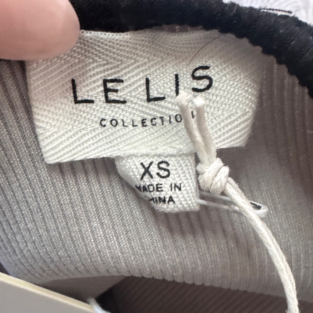 NWT Le Lis Move Ribbed Active Set XS Leggings & Crop Top Matching Athleisure - Picture 7 of 7